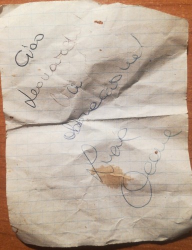 Lucia ocone autografo - -,