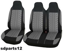 Mercedes Vito Sprinter Coprisedili Nero Grigi Tessuto 3 Posti Integrati Grigio