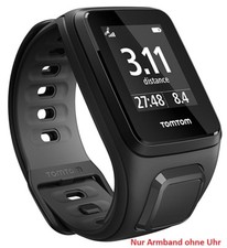 Cinturino intercambiabile TomTom nero S per runner & 2 spark & 3 golfisti small black