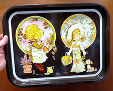 Raro Vassoio in metallo Vintage anni '70/'80 Sarah Kay - VALENTINE - Australia