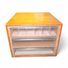 Cassettiera vintage DMC legno