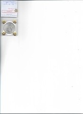 ITALIA 500 LIRE ARGENTO 1986 PACE FDC PERIZIATA