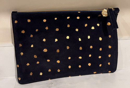 Clare flat pochette blu - v.,