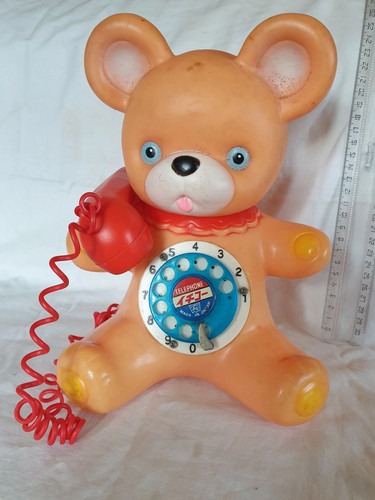 Telefono giocattolo vintage - telefono,