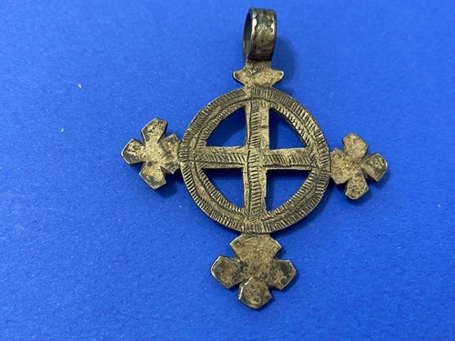 Vecchio ciondolo croce copta - ciondolo,