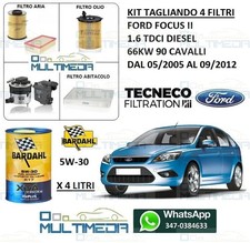 KIT TAGLIANDO 4 FILTRI E OLIO