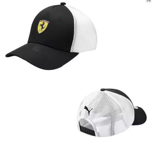 Cappello ferrari nero - nero, e