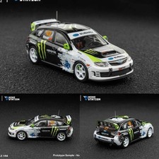 DCM Mini Station 1:64 Subaru Impreza WRX STI Drift Master #43 Ken Block pressofuso