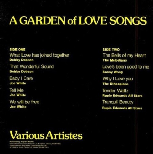 Garden love songs vinyl - garden,
