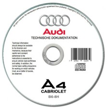 Audi A4 Cabriolet (2003-2009)  manuale officina su cd