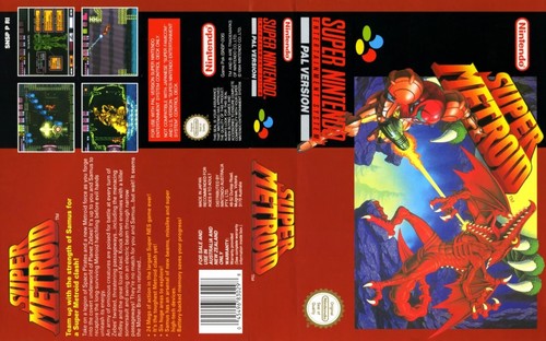 Super metroid snes - metroid, case