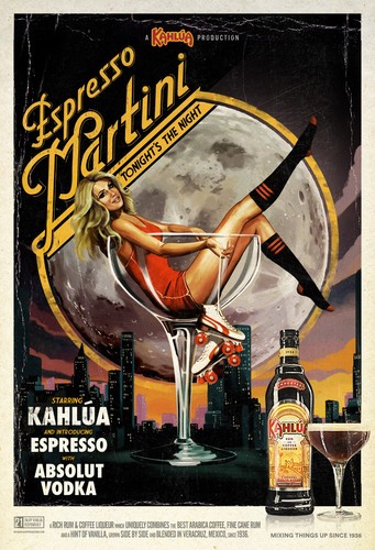 Poster cocktail espresso - poster,