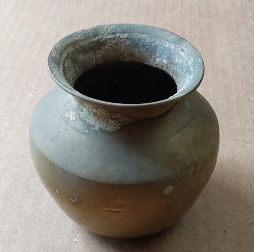 Antica pentola acqua - , ottone