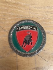 LAMBORGHINI Placca Stemma Auto  Rara No Tabella