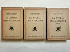Storia dell'Aviazione Clemente Prepositi Fascismo Aeronautica Vallecchi 3 Volumi