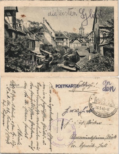 Cpa kolmar colmar petite - cpa,