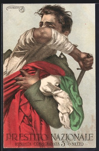 Cartolina prestito nazionale - cartolina,