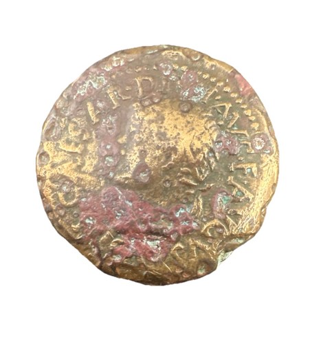 Moneta antica romana bronzo - romana,