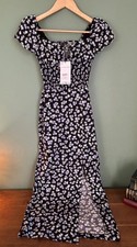 Maxi abito nero Zara taglia XS