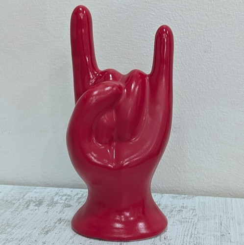 Mano corne rosso portafortuna - corne,