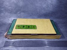 scatola da gioco vintage poker fiches. placca argento 800 carabinieri