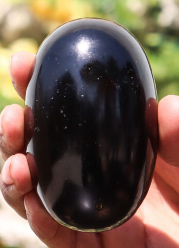 80mm nero ossidiana - nero, cristallo