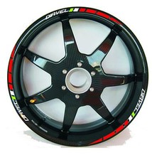 Adesivi moto striscie cerchi - striscie,