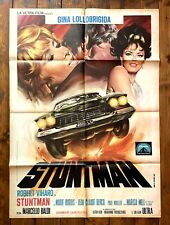 MANIFESTO POSTER AFFICHE MOVIE CINEMA STUNTMAN LOLLOBRIGIDA AUTO CAR SEXY CULT 2