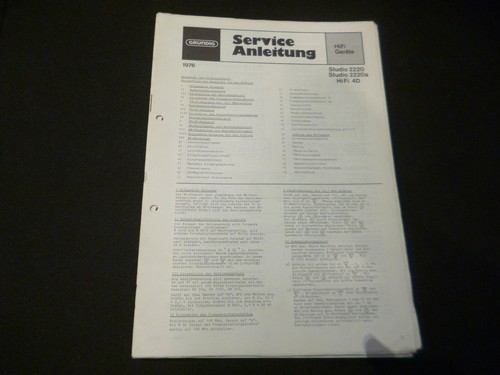 Manuale servizio originale - di,