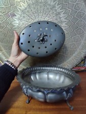 Fioriera centro tavola Peltro anni 40/50