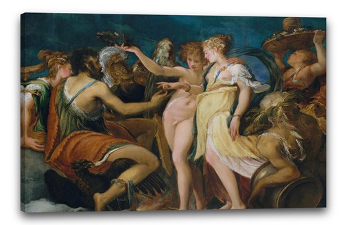 Tela cornice andrea schiavone - tela/cornice,