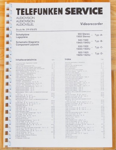 Telefunken videorecorder - 1,