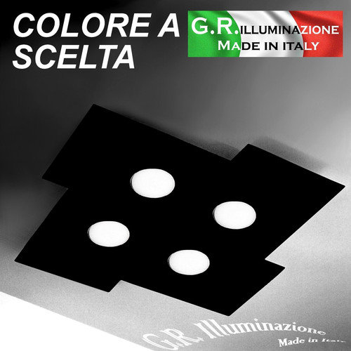 Plafoniera moderna led 4 - plafoniera,
