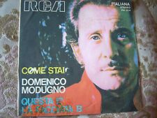 *COPERTINA 45 GIRI DOMENICO MODUGNO - COME STAI (SOLO COVER)