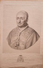 Giuseppe Fabris, Litografia Su Carta, 1831, Stampa 38,8x31,6 Cm.