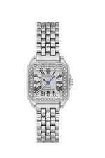 Silver Womens Watch | Leopard Watch | Diamond Dial Dainty Watch | Panthere