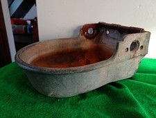 Ciotola Acqua Bovini Pecore Abbeveratoio Giardino Fioriera Zincata Resistente 