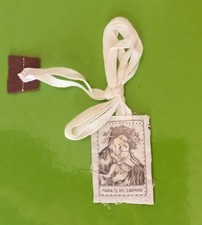 Santino scapolare incisione su