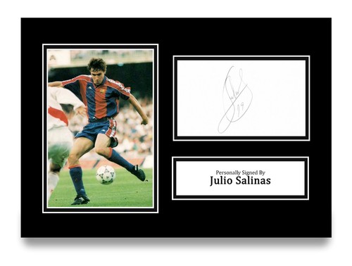 Julio salinas foto autografata - salinas,