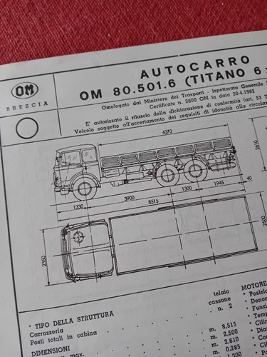 Titano 6x2 autocarro - om,