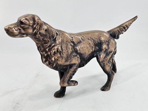 Statuina bronzo setter inglese - bronzo,