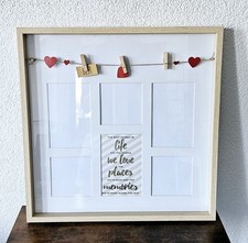 Cornice portafoto colage legno