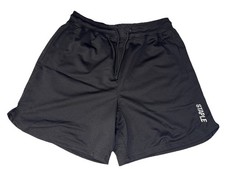 Pantaloncini da basket Staple Pigeon neri in rete da uomo taglia XL 6” cuciture interne 