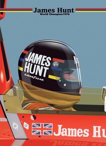 James hunt art - james,