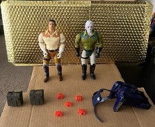 Bravestarr, Tex Hex, borse da sella 30/30, zaino 5 kerium e laser. Mattel vintage