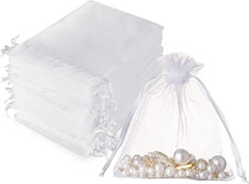 100 Sacchetti in Organza 10 X
