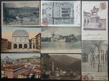 Brescia e provincia  lotto di 8 cartoline fp