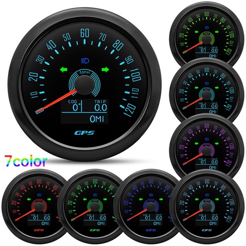 Tachimetro gps 85mm 120mph - tachimetro, 0-120mph