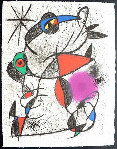 Lithographie joan miro - joan,