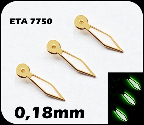 Lancette piccole 18mm oro - piccole, 0,18mm